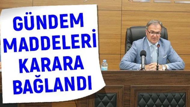 Hacılar Belediye Meclisi Ağustos ayı Toplantısını gerçekleştirdi