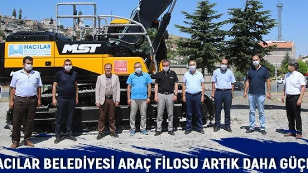 Hacılar Belediyesi araç filosu artık daha güçlü