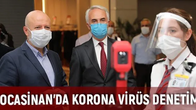 Kocasinan'da korona virüs denetimi
