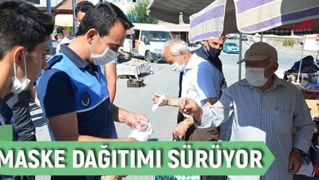 Maske dağıtımı sürüyor