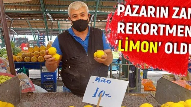Pazarın zam rekortmeni 'Limon' oldu