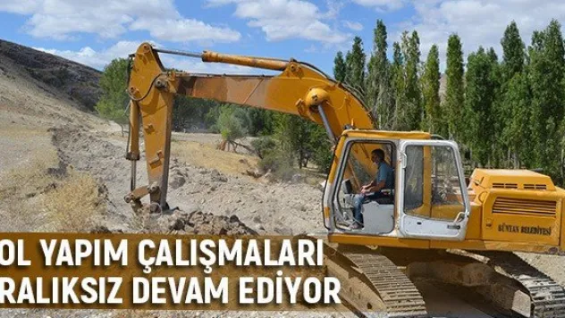 Yol yapım çalışmaları aralıksız devam ediyor