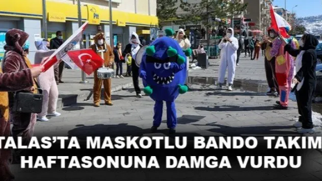 TALAS'TA MASKOTLU BANDO TAKIMI HAFTASONUNA DAMGA VURDU