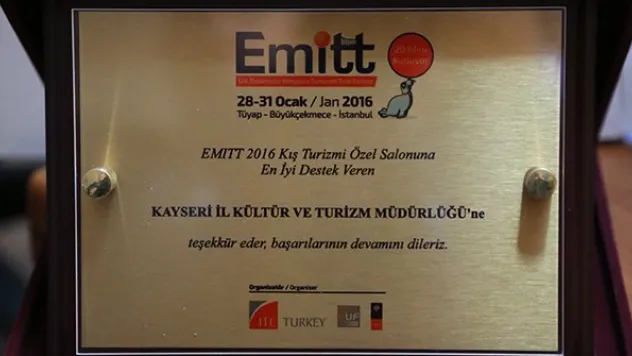 20. yılında EMİTT'ten Kayseri'ye ödül