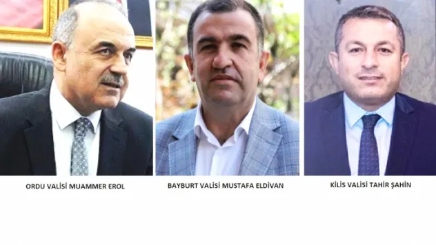 Yeni atanan Kayserili Valiler