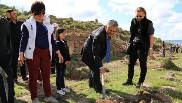 500 fidan toprakla buluştu