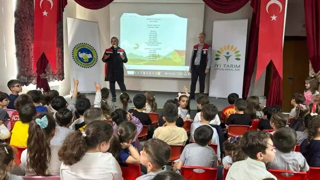 6 okulda 450 öğrenciye tarım ve tüketici odaklı eğitim