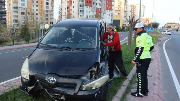 7 kişinin yaralandığı kaza kamerada
