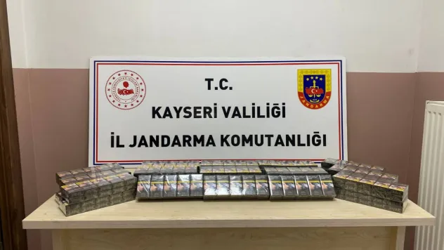 770 paket gümrük kaçağı sigara ele geçirildi