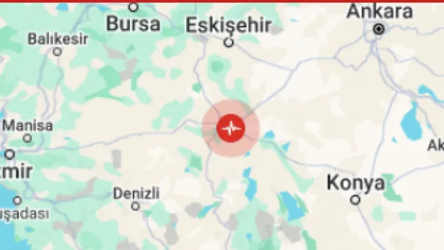 Afyonkarahisar'da  4,4 büyüklüğünde deprem