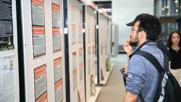 AGÜ'den Filistin'e destek sergisi