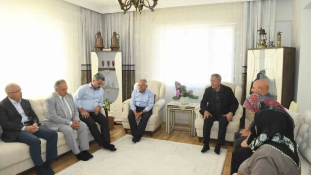 Akar ve Büyükkılıç'tan Şehir Eraslan'ın Ailesine Ziyaret