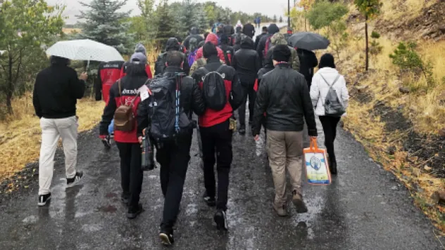 Ali Dağı 360'da Yürüyüş Keyfi Yağmur Dinlemedi