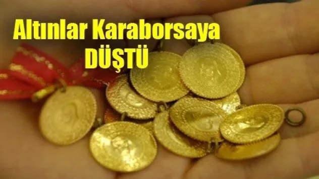 Altınlar Karaborsaya Düştü