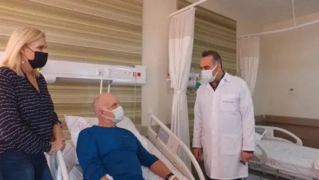 Amerikalı Treadaway, Kayseri Şehir Hastanesi'nde sağlığına kavuştu