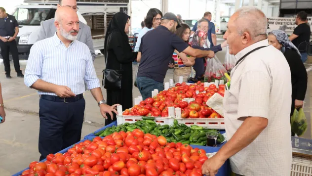 Anadolu'nun tek Ekolojik Pazarı, 13'üncü kez Erciyesevler Mahallesi'nde açıldı