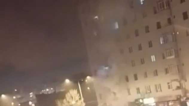 Apartmanda meydana gelen yangından etkilenenler tedavi altına alındı