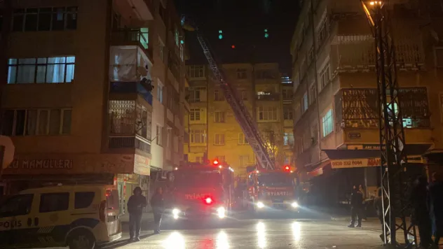 Apartmanın sığınak kısmında yangın: 1 yaralı