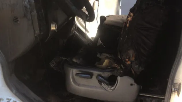 Aracı yanan esnaf şikayetçi oldu: şüpheli yakalandı