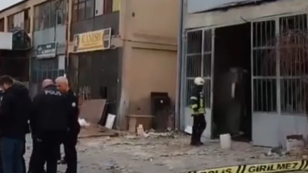Argıncık Doğu Sanayi'de boya kazanı patladı, 3 kişi yaralı