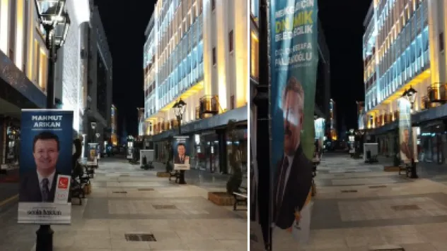 Arıkan'ın pankartları engelleniyor mu?