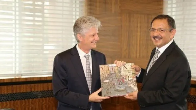 Avusturya Büyükelçisi Wölfer, Özhaseki'yi Ziyaret Etti 