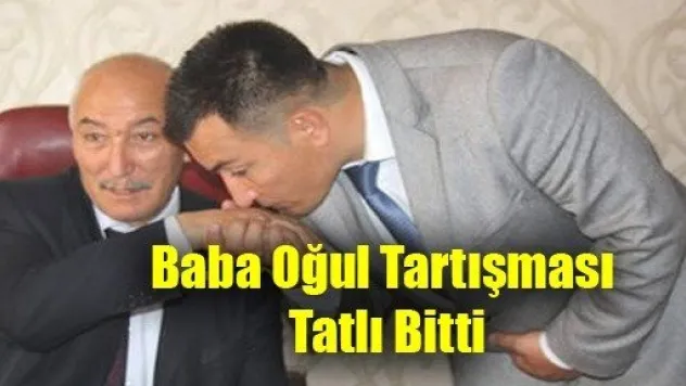 Baba Oğul Tartışması Tatlı Bitti