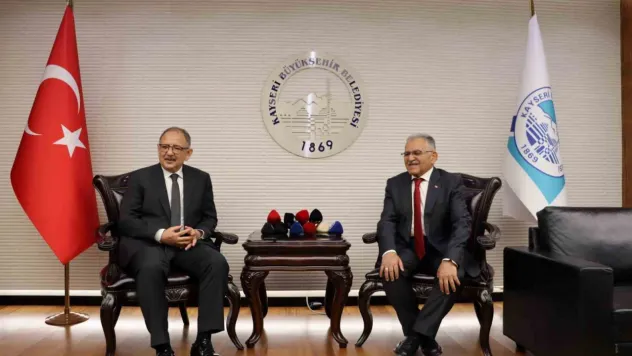 Bakan Özhaseki'den Büyükkılıç'a 'hayırlı olsun' ziyareti