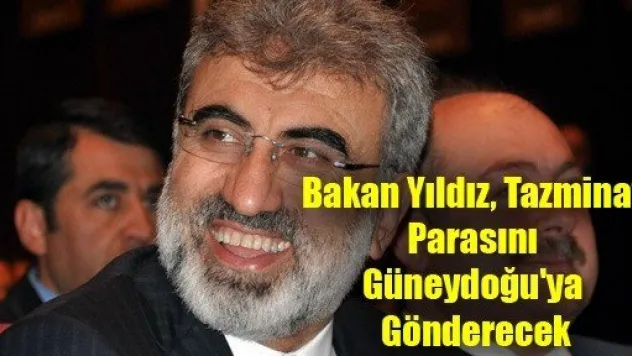 Bakan Yıldız, Tazminat Parasını Güneydoğu'ya Gönderecek