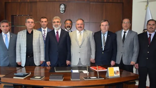 Bakan Yıldız'dan OSB'nin yeni yönetimine hayırlı olsun ziyareti