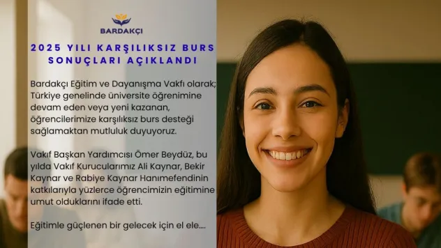 Bardakçı Vakfı'ndan Üniversite Öğrencilerine Umut Desteği