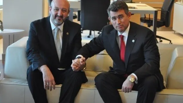 Konaç'tan, Metin Feyzioğlu'na ziyaret