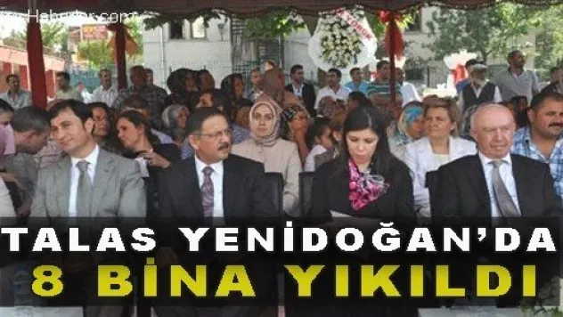 Başbakan Erdoğan Telekonferansla 8 Binanın Yıkım Törenine Katıldı