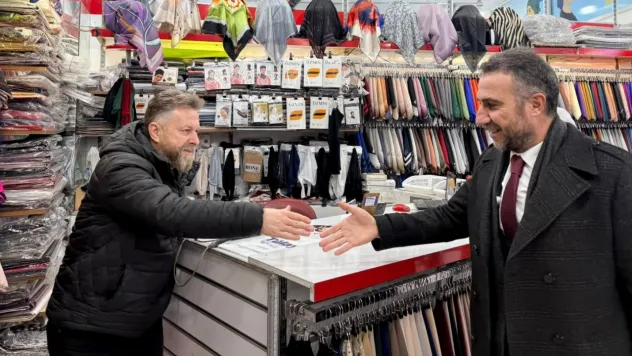 Başkan Altun, esnaflarla bir araya geldi