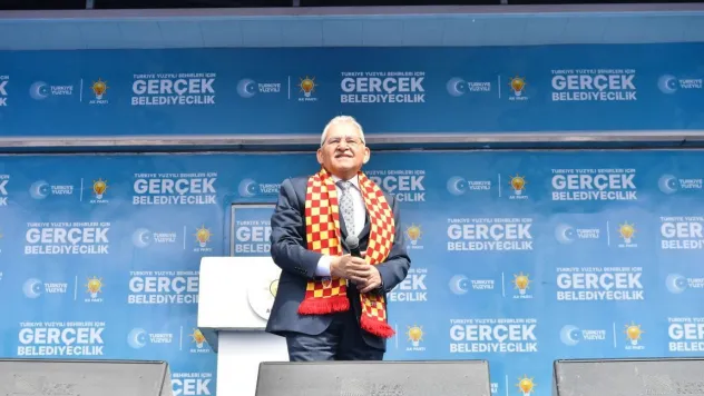 Başkan Büyükılıç'tan Büyük Kayseri Mitingi'nde 'güç ve dayanışma' vurgusu