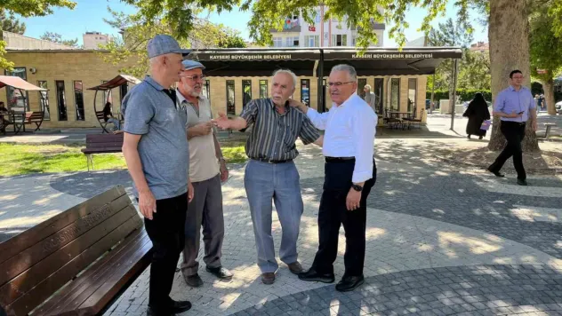 Başkan Büyükkılıç, yaşlı emeklilerle bir araya geldi