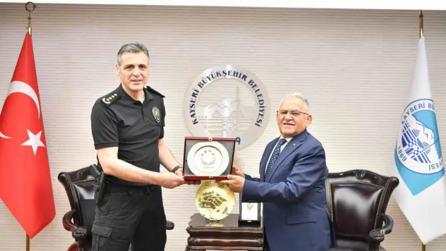 İl Emniyet Müdürü Aydın'dan Büyükkılıç'a ziyaret