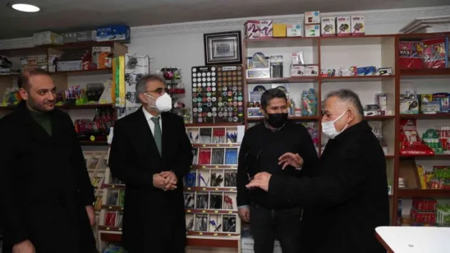 Başkan Büyükkılıç'ın esnaf ziyaretleri sürüyor