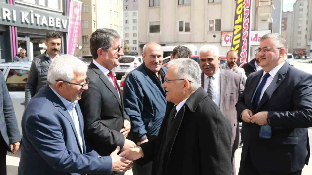 Başkan Büyükkılıç otobüsçüler esnaf odasını ziyaret etti