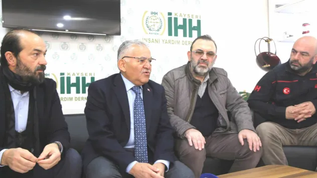Başkan Büyükkılıç'tan İHH'ya ziyaret