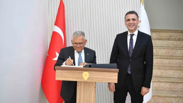 Başkan Büyükkılıç'tan İl Emniyet Müdürü Aydın'a hayırlı olsun ziyareti