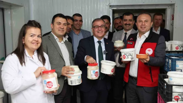 Başkan Özdoğan: 'Hacılar'da mozzarella peyniri üretilecek'