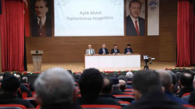 Başkan Palancıoğlu, Melikgazi Müftülüğü'nün aylık değerlendirme toplantısına katıldı