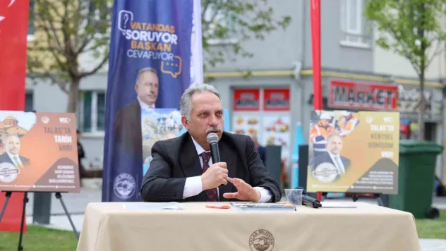 Başkan Yalçın, vatandaşın sorularını cevapladı