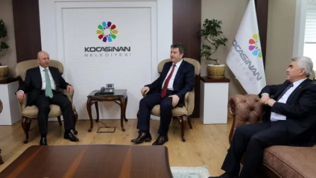 BAŞKAN PALANCIOĞLU'DAN  BAŞKAN ÇOLAKBAYRAKTAR'A ZİYARET