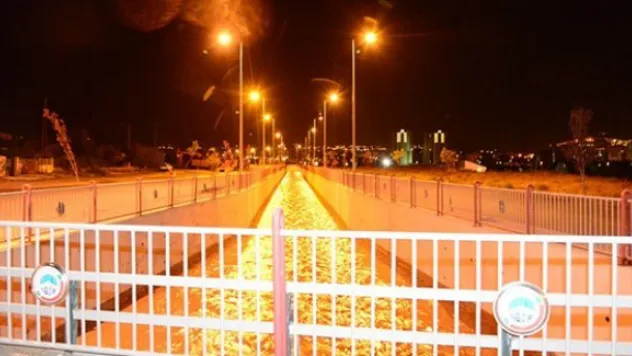 Beton taşkın su kanalları şehrin sigortası oldu