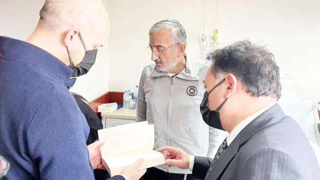 Bilal Erdoğan, Kayseri'de İYC Şube Başkanı Oğuz Memiş'i Ziyaret Etti