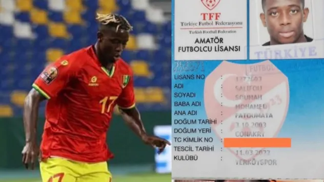 Bir dönem Yerköyspor'da forma giyen Soumah, Gine milli takımına seçildi