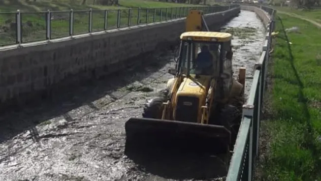 Bünyan'da Bük Deresi ıslahı yapıldı
