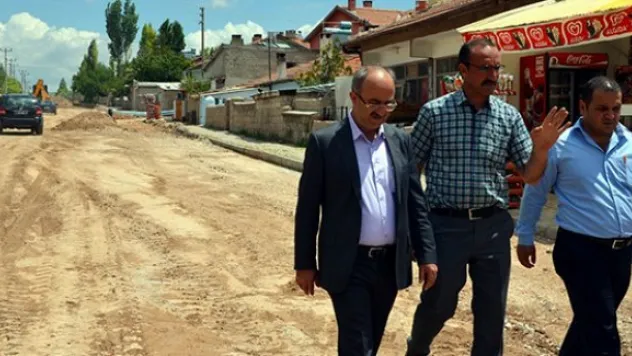 Bünyan Mehmet Özcan Caddesi'nde altyapı sorunu kalmadı